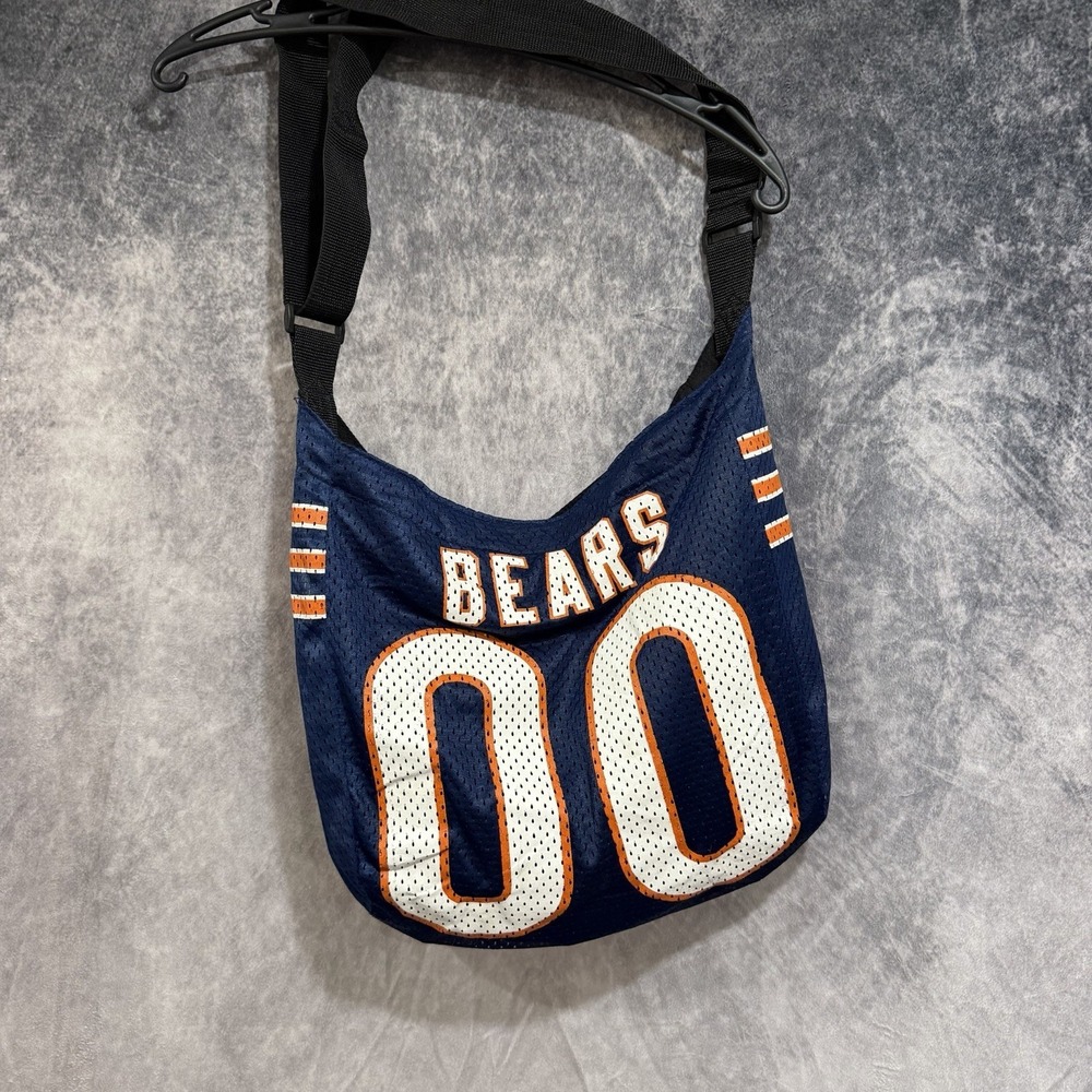 NFL Chicago Bears Jersey Tote Shoulder Bag Crossbody Adjustable Strap Football